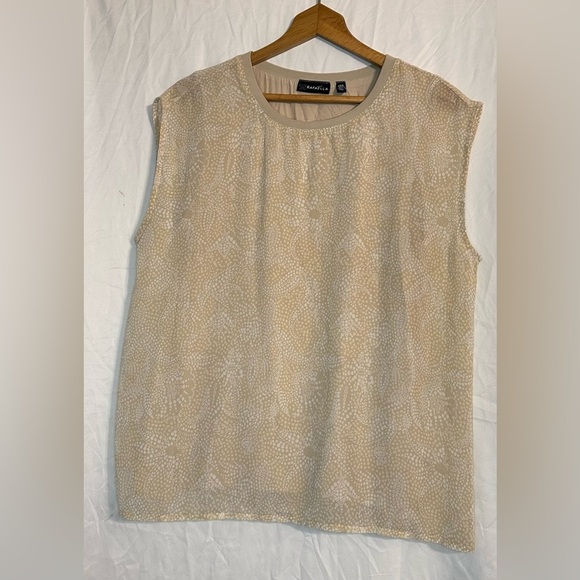 Rafaella Women’s Short Sleeve Blouse size L 
New with tags - Picture 1 of 9